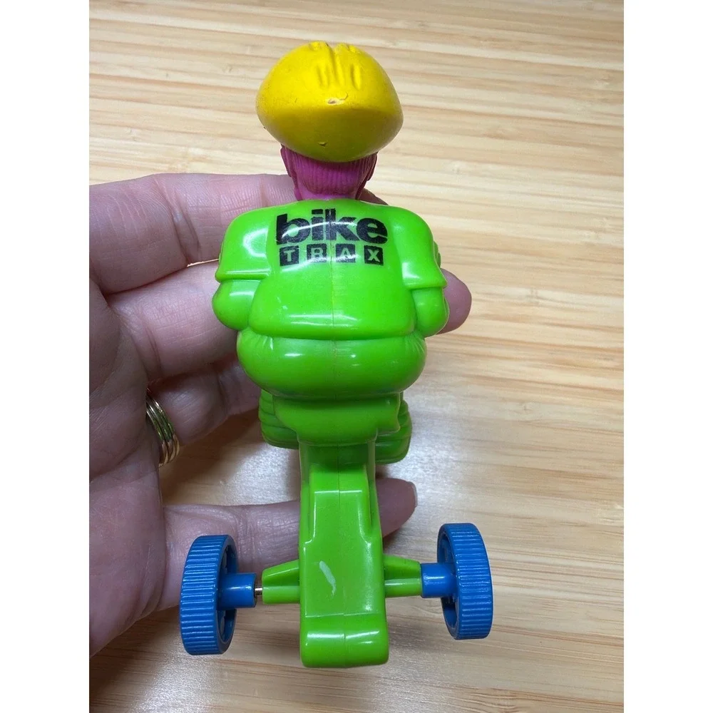 1995 Wendy's Bike Trax Bicycle Rider Toy Trike Figure Works Vintage