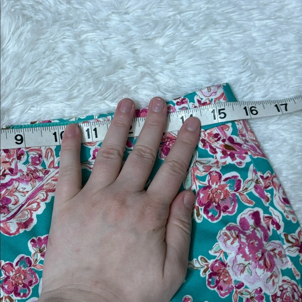 J. Crew Floral Printed Pencil Skirt In Size 8