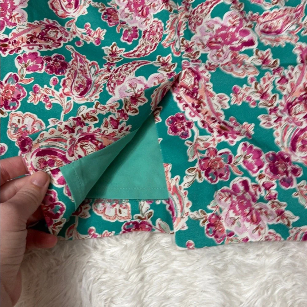 J. Crew Floral Printed Pencil Skirt In Size 8