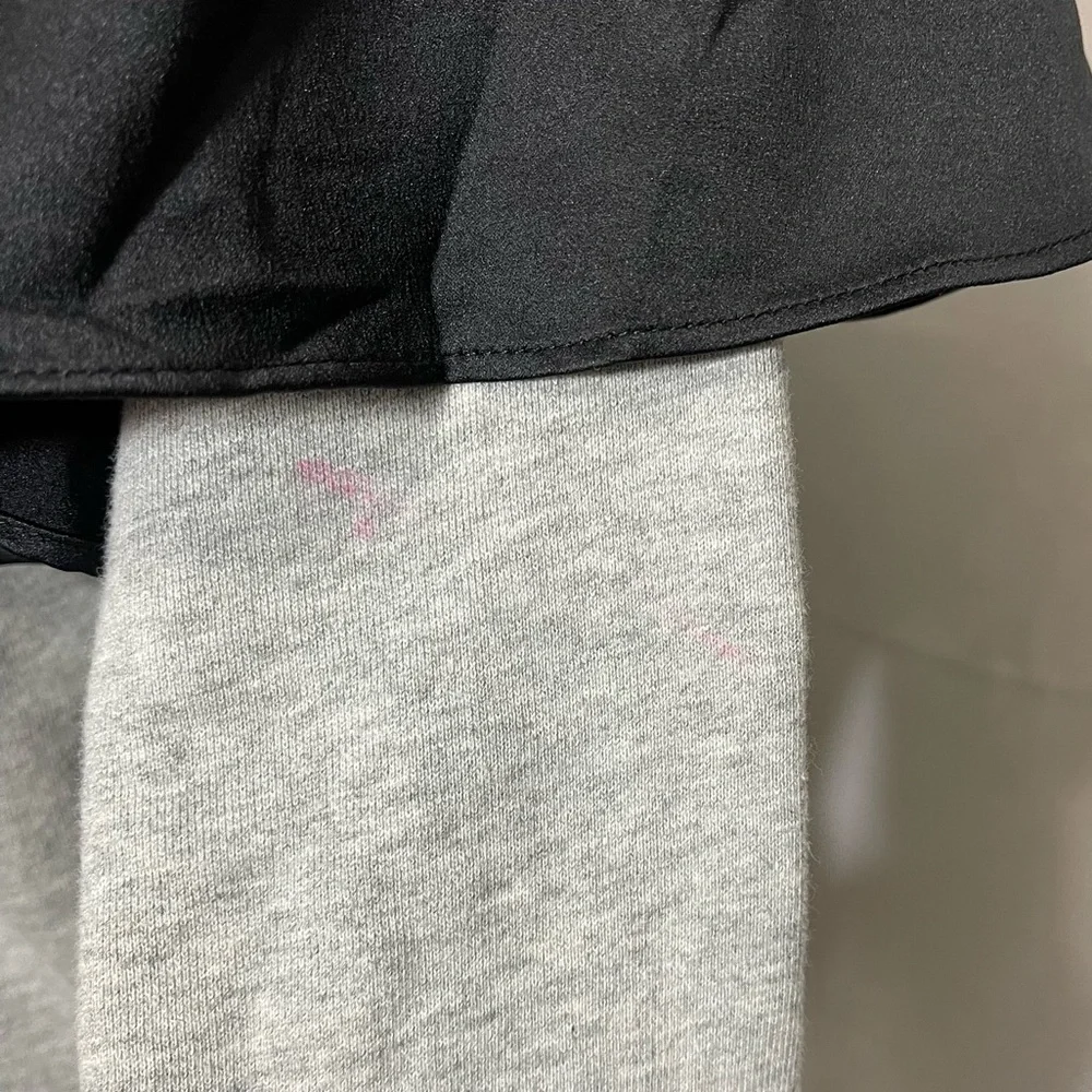 J. Crew Asymmetrical Ruffle Sweatshirt