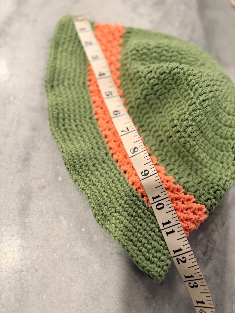 Handmade crochet bucket