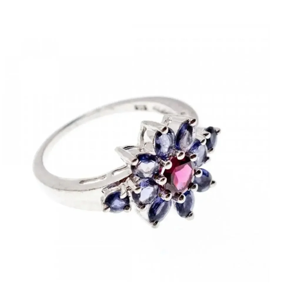 925 Sterling Silver Spinel & Tanzanite 