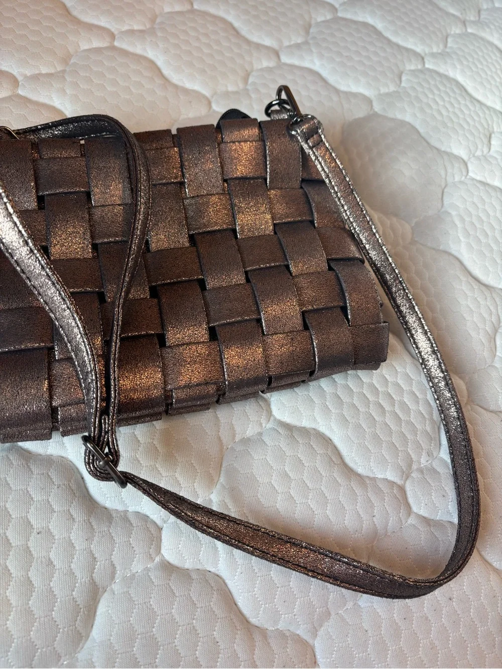Anthropologie woven leather