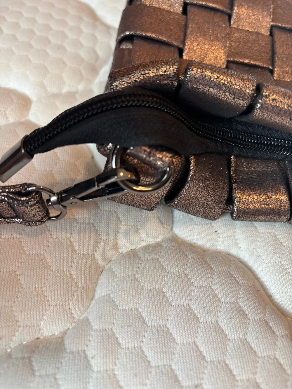 Anthropologie woven leather