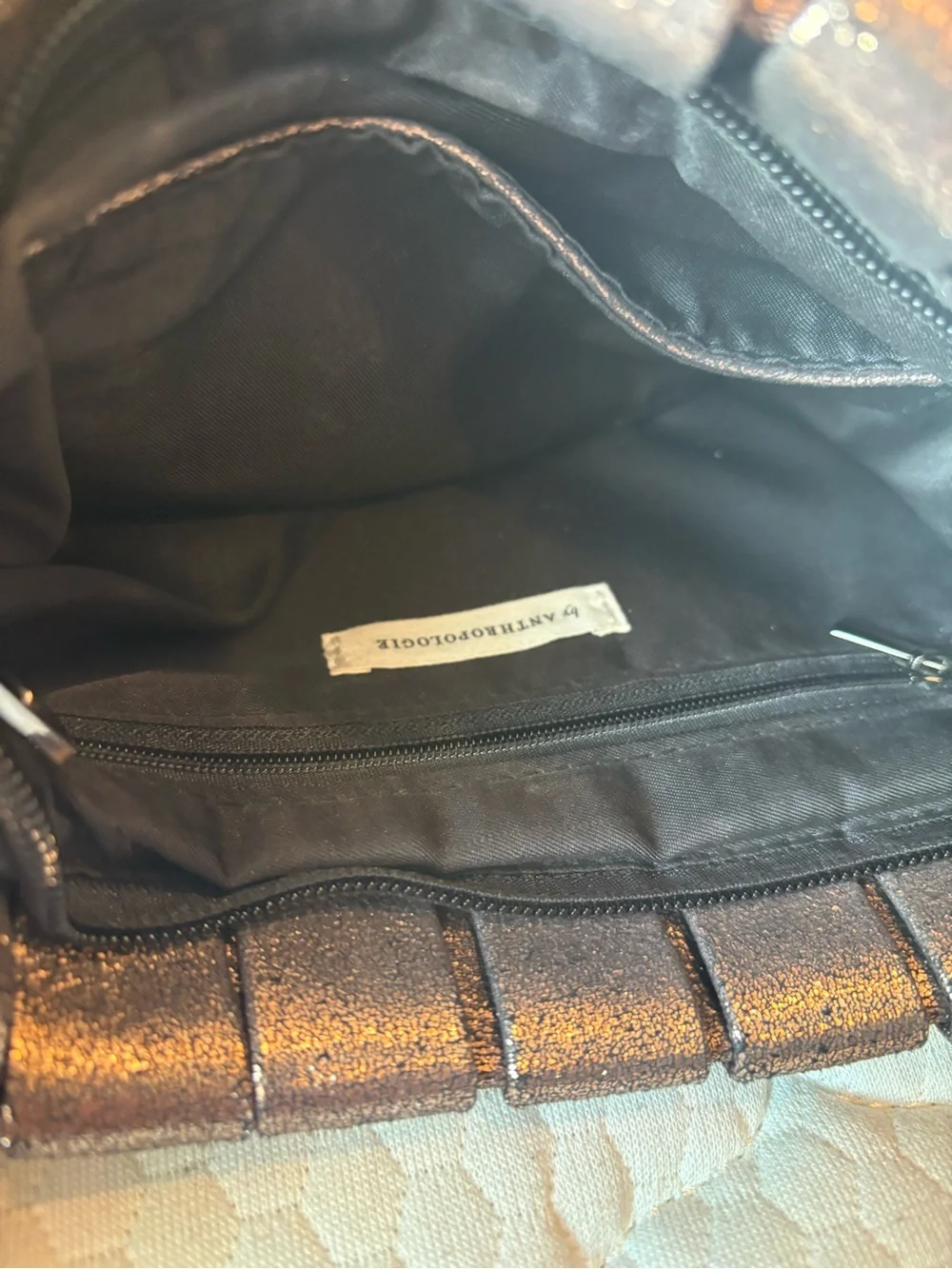 Anthropologie woven leather