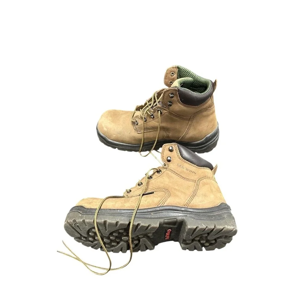 Red Wing Shoes Mens 2240 Work Boot 9D Brown King Toe Safety Waterproof Lace Up