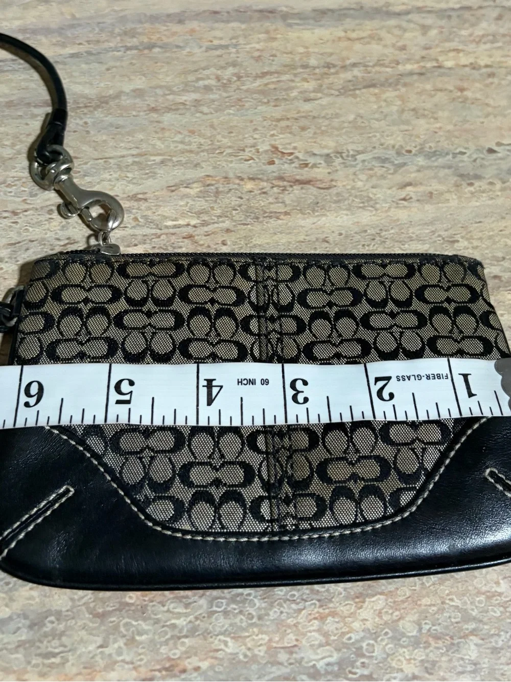 Coach wristlet signature