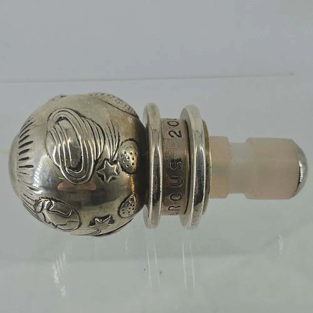 Neiman Marcus Wine Stopper OUT OF THIS WORLD Silverplate Galaxy Solar System