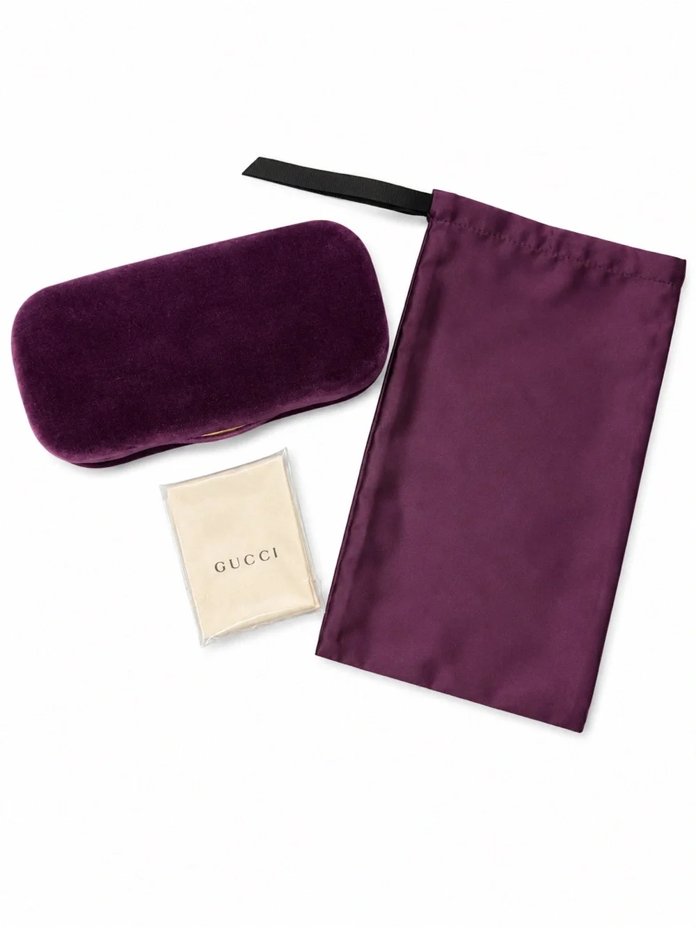 Gucci satin damage