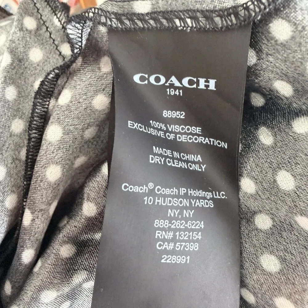 Coach polka dot