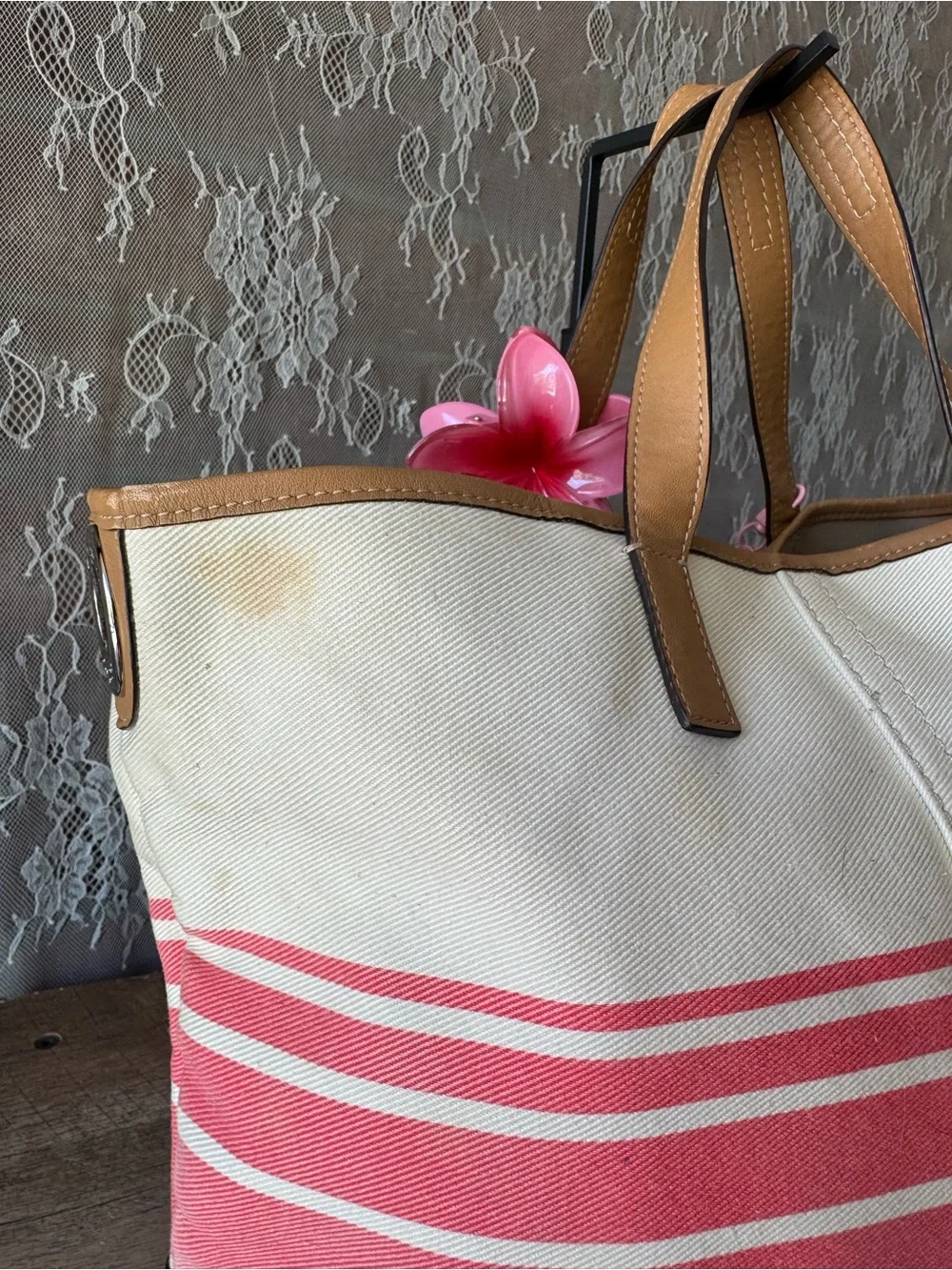 Coach canvas tote