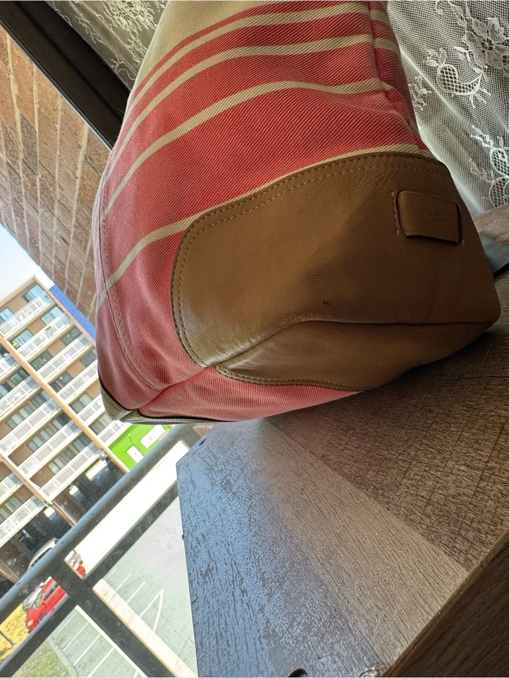 Coach canvas tote