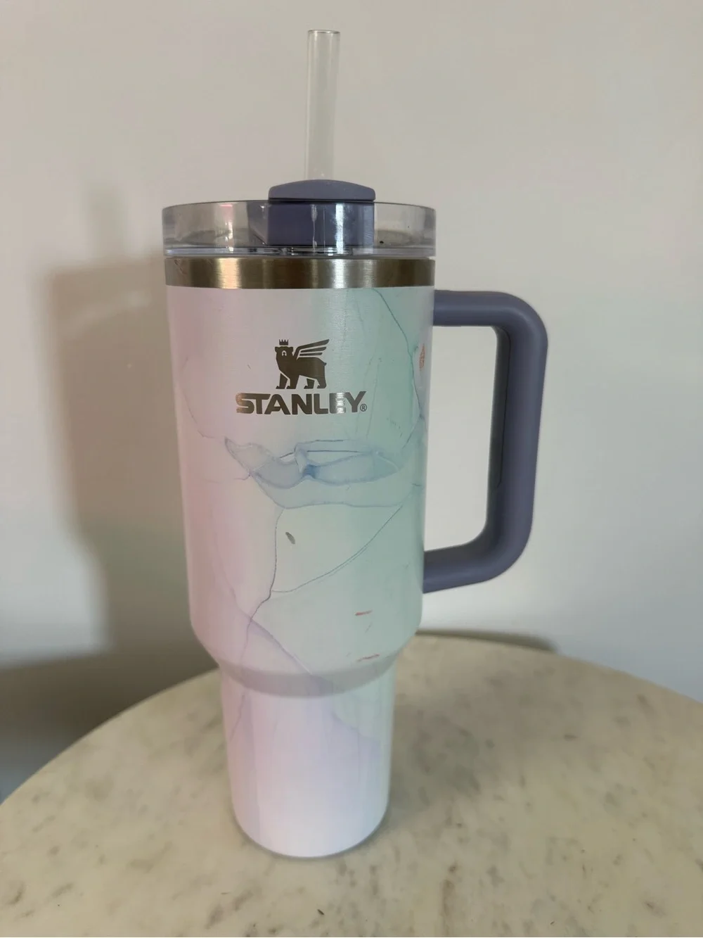 LIMITED EDITION Stanley Quencher H2.0 Flowstate Tumbler Cup 40oz Watercolor Dusk