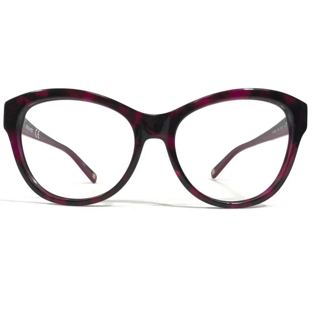Nine West Eyeglasses Frames NW583S 630 Purple Red Tortoise Cat Eye 57-17-135