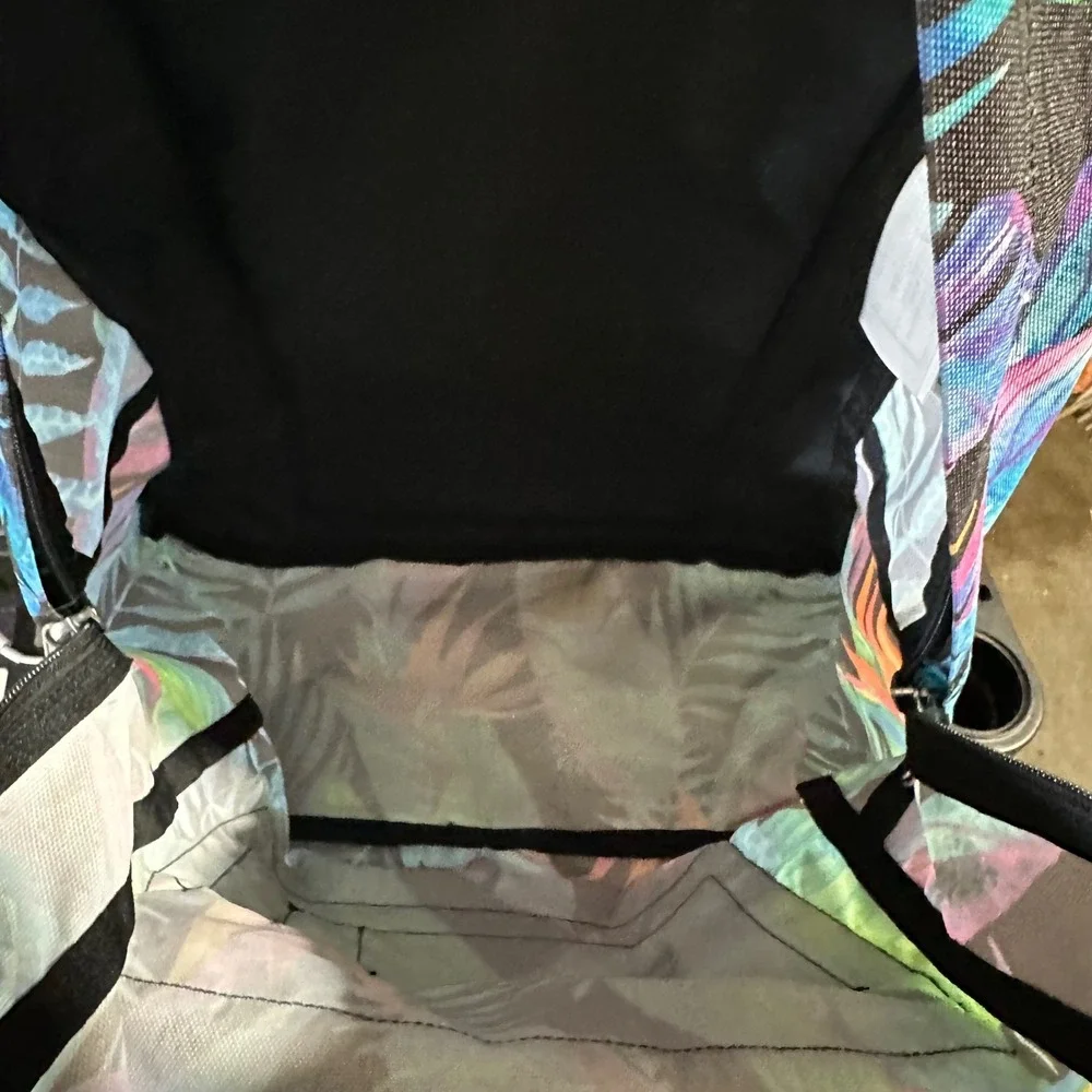 JanSport Superbreak Backpack Bookbag Vivid Paradise Tropical Print