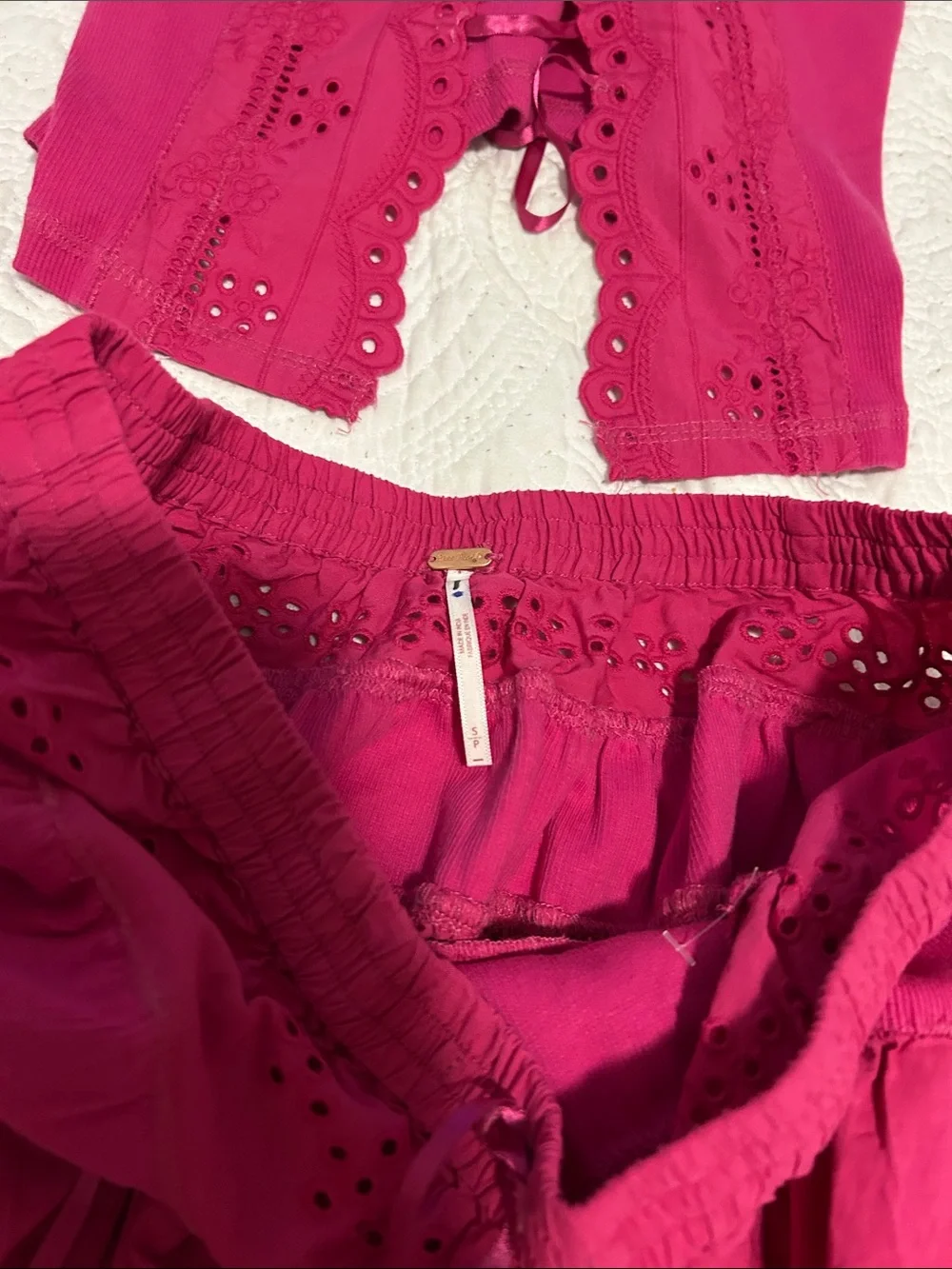 Free People pink tiers