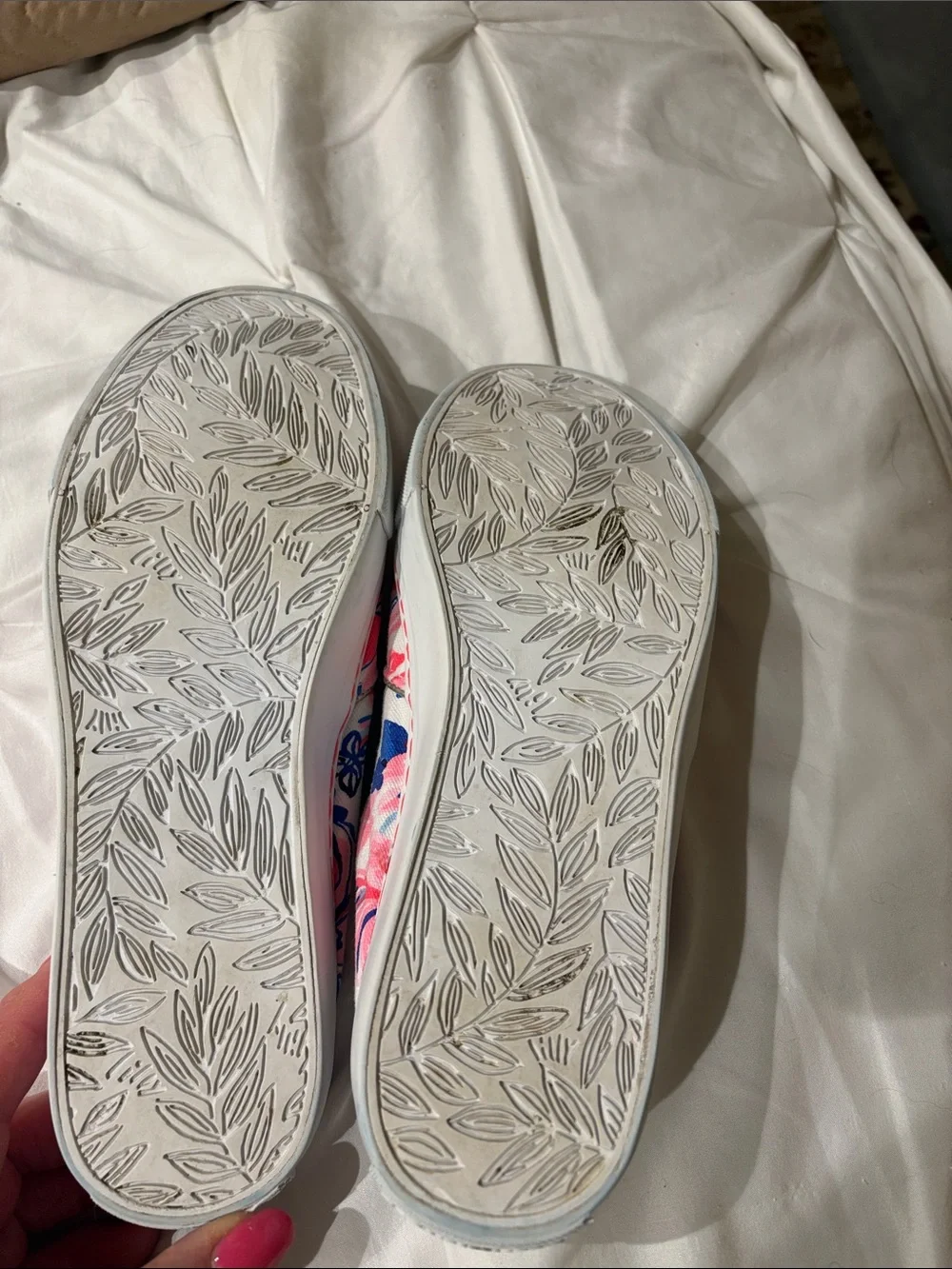 Lilly Pulitzer slip on sneakers size 10 only worn a few times.