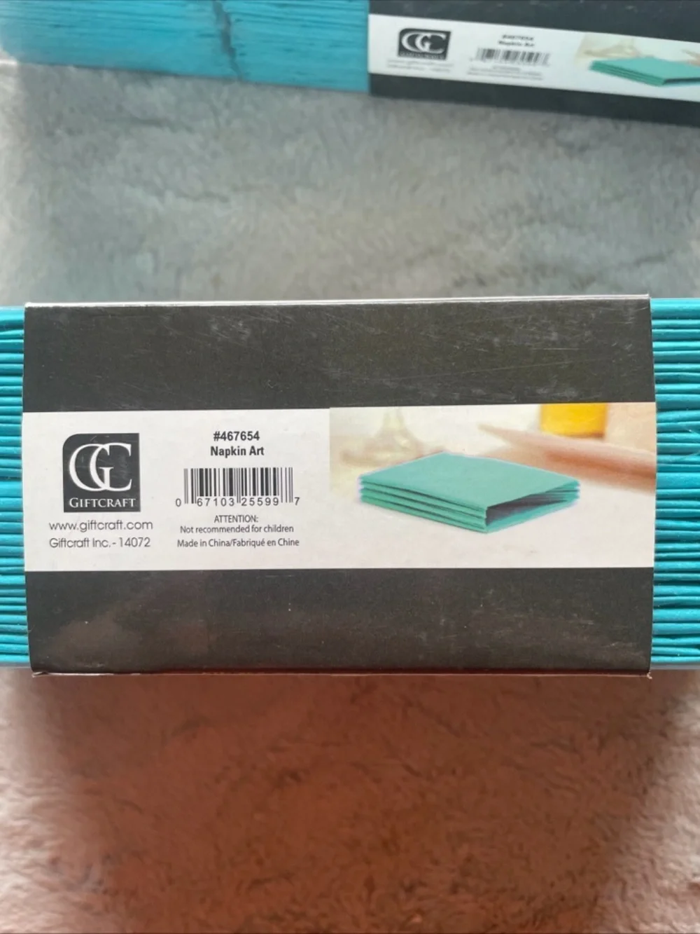 Craft vibrant turquoise
