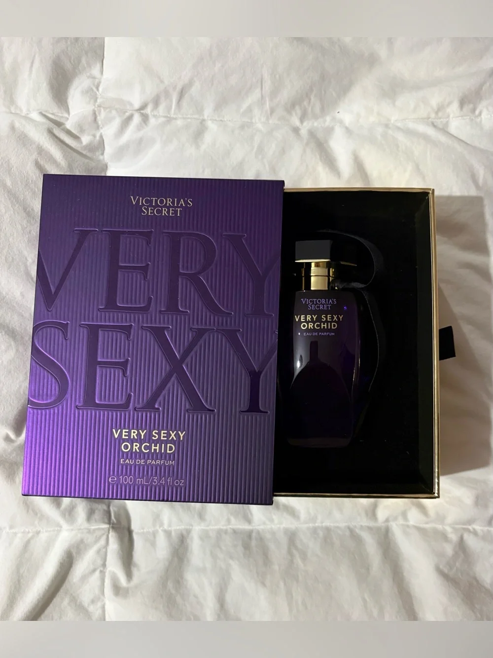 Victoria's Secret Very Sexy Orchid - Deep Purple & Gold Bottle