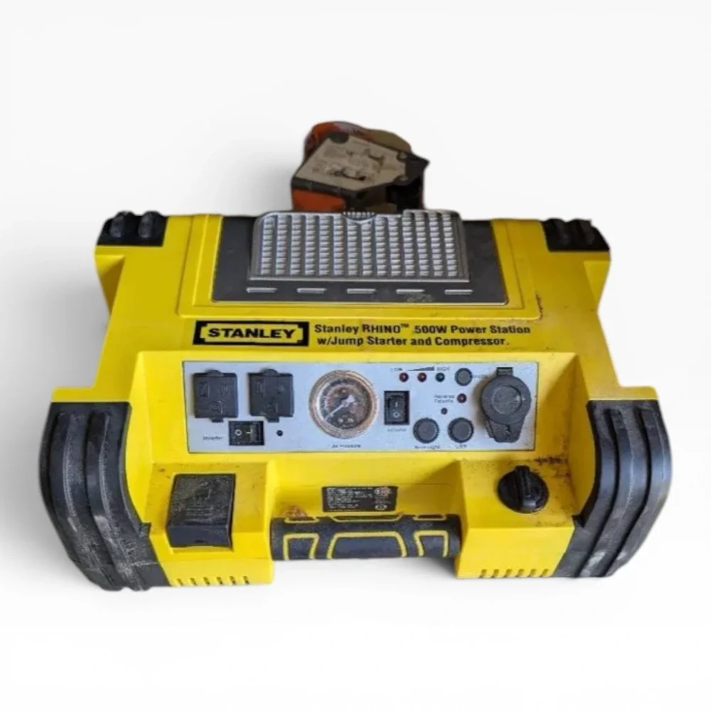 Stanley Rhino 500W Power Station Jump Starter & 120 PSI Air Compressor‎