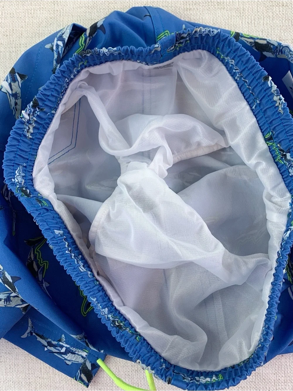 Old Navy drawstring shark