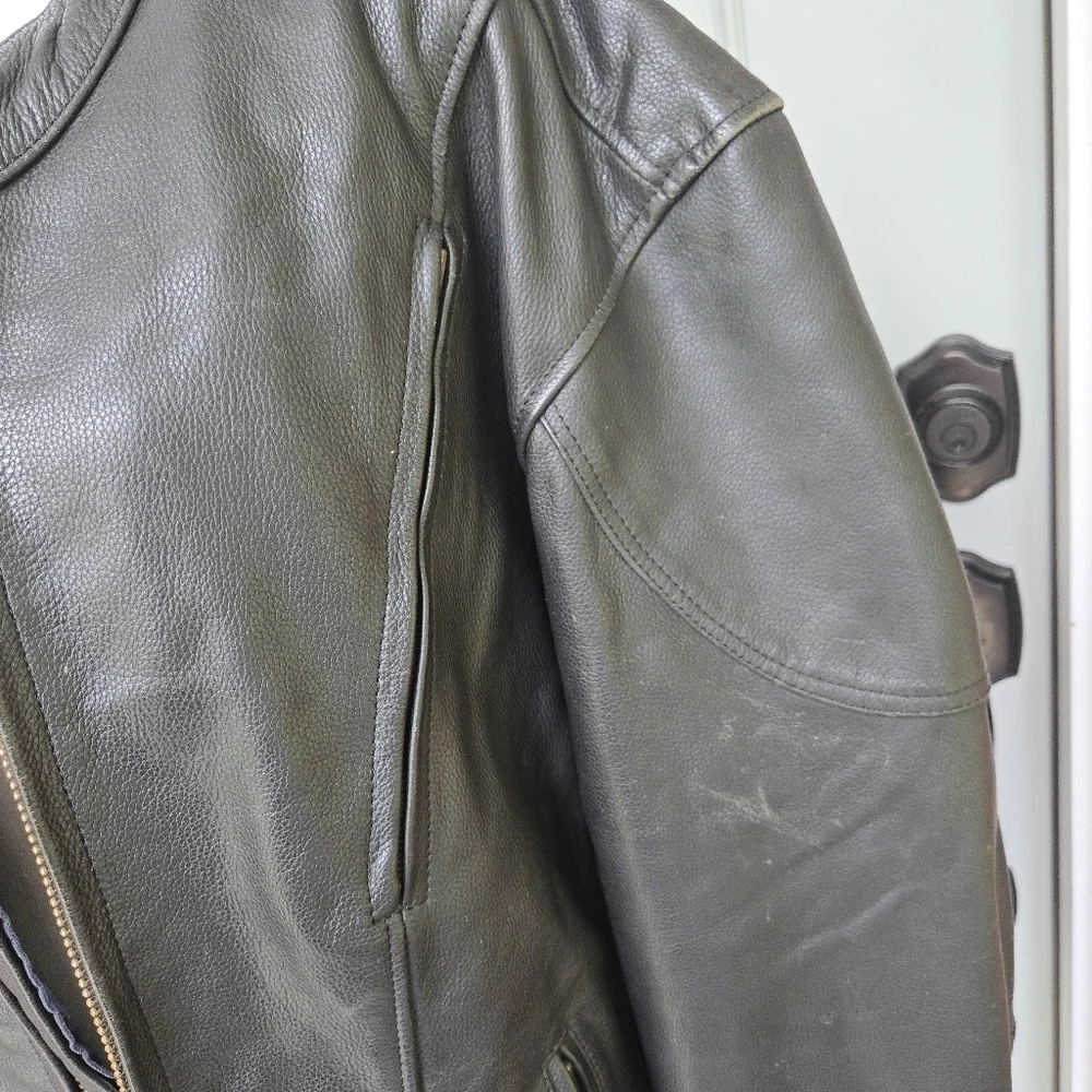 Pro-Rider Leather USA tag says
