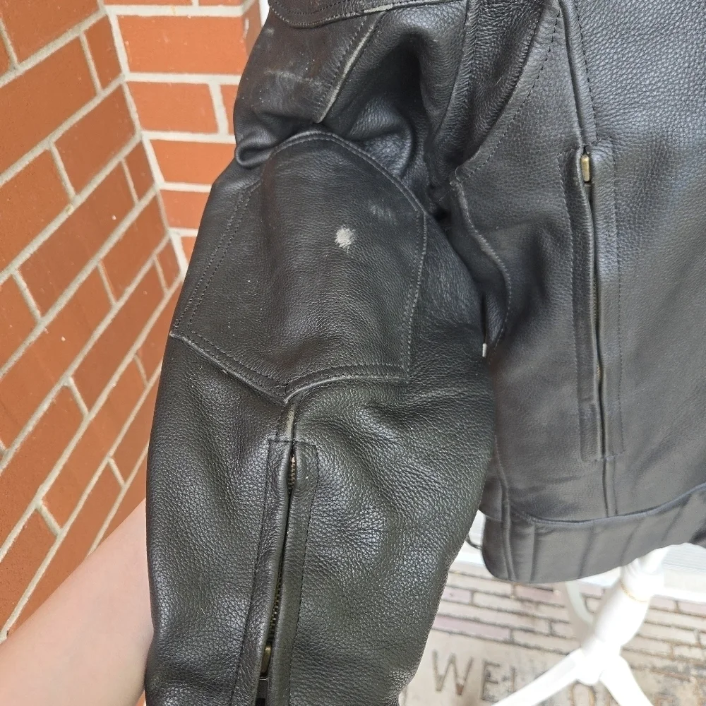 Pro-Rider Leather USA tag says
