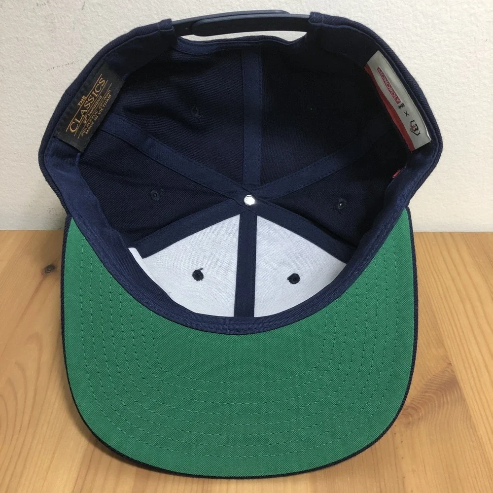 NWT Baseballe Lifestyle 101 Homerun Hustle Hat x Monopoly Snapback Hat OSFM Navy