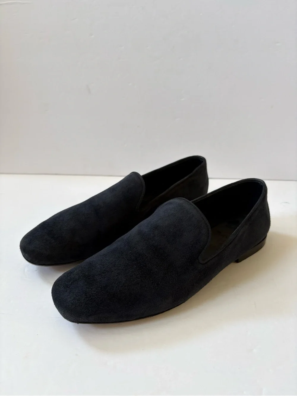 Vince Women Bray Deep Blue Slip-on Loafers Flats Shoes Academia Career Preppy 7