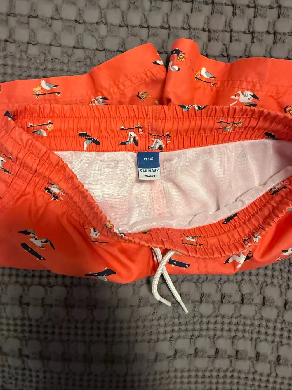 Old Navy mesh drawstring coral