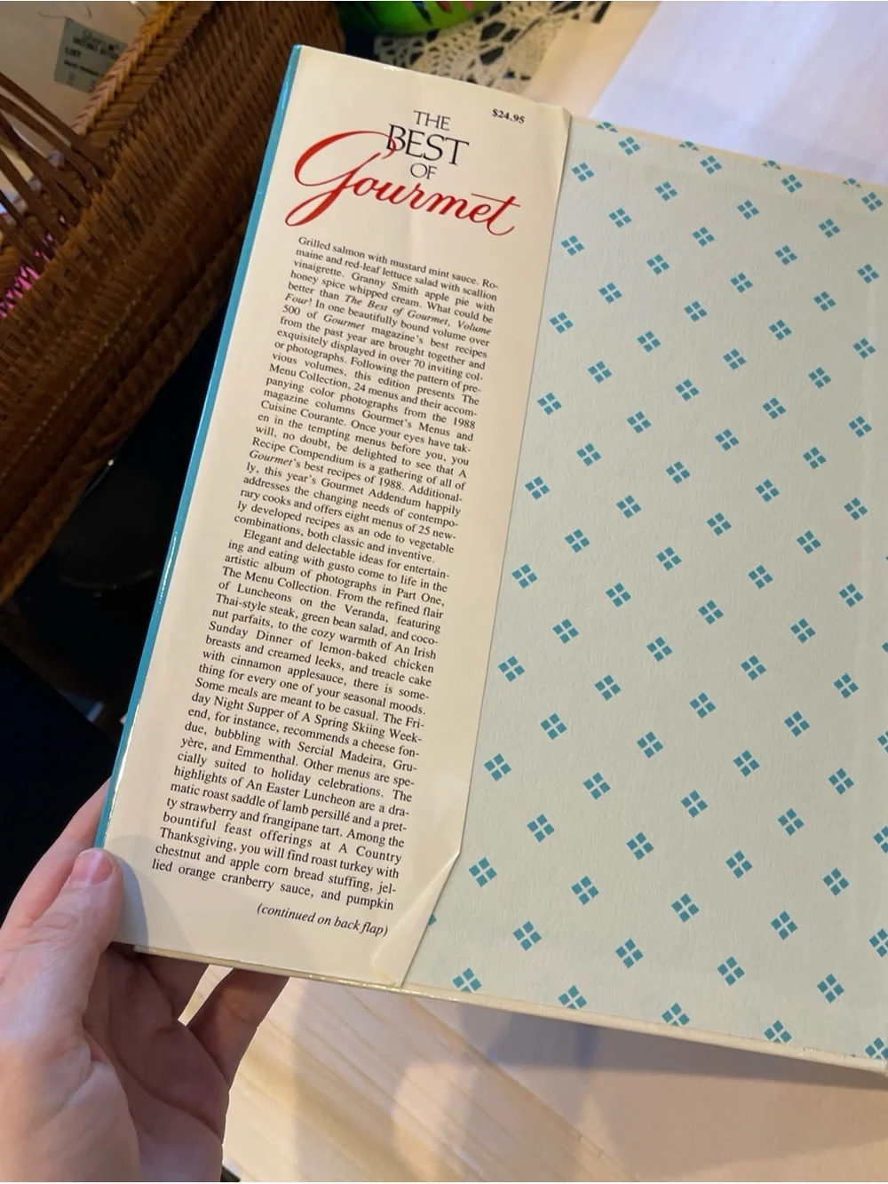 The Best Of Gourmet VOLUMN IV Hardcover Book 1989 - Excellent