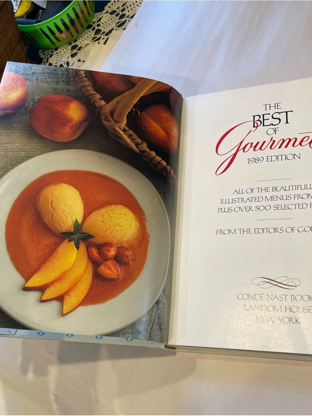 The Best Of Gourmet VOLUMN IV Hardcover Book 1989 - Excellent