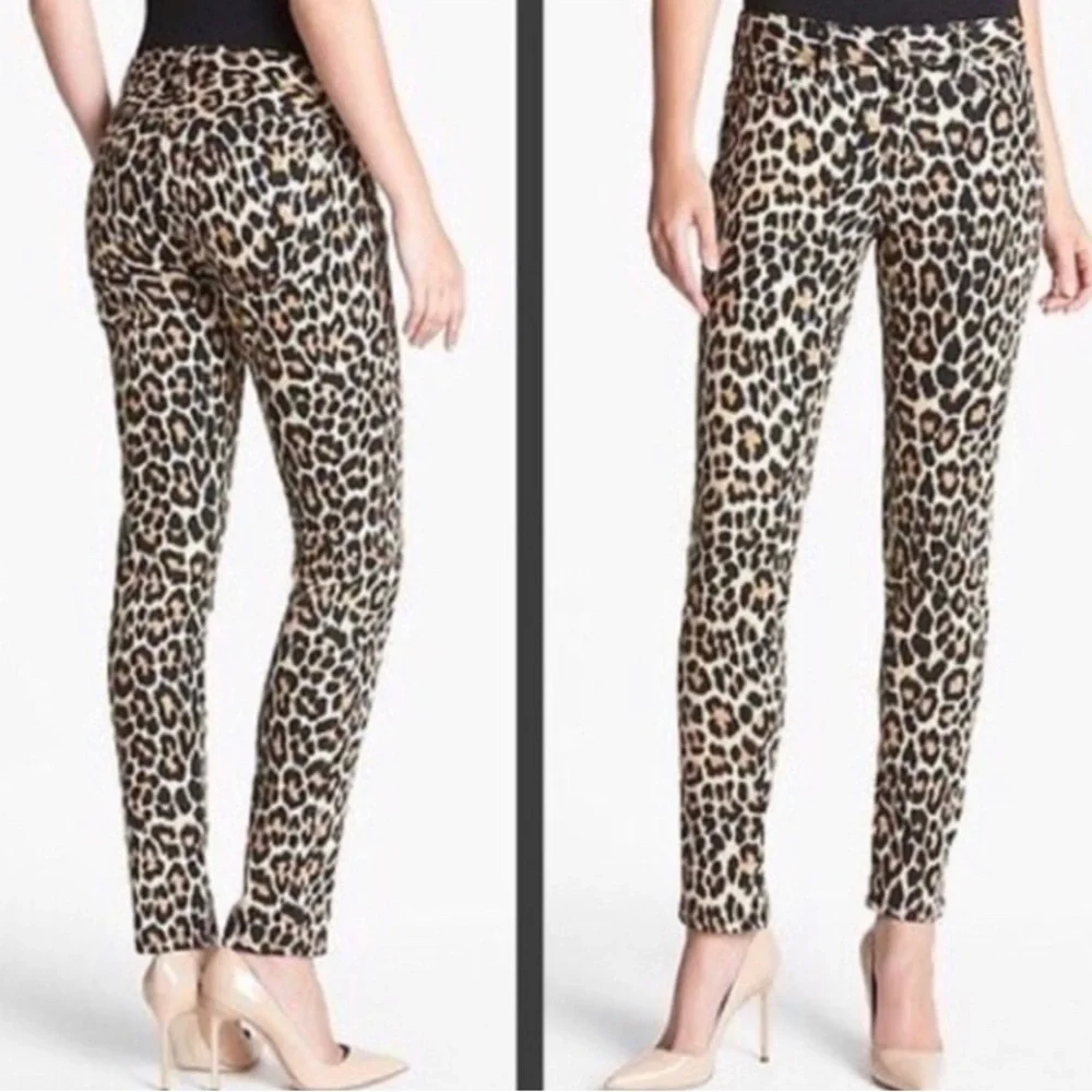 Kate‎ Spade Broome Street Leopard Print Skinny Jeans