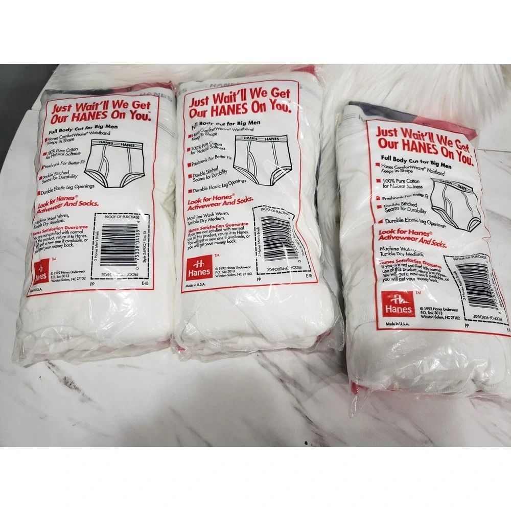 Hanes each package