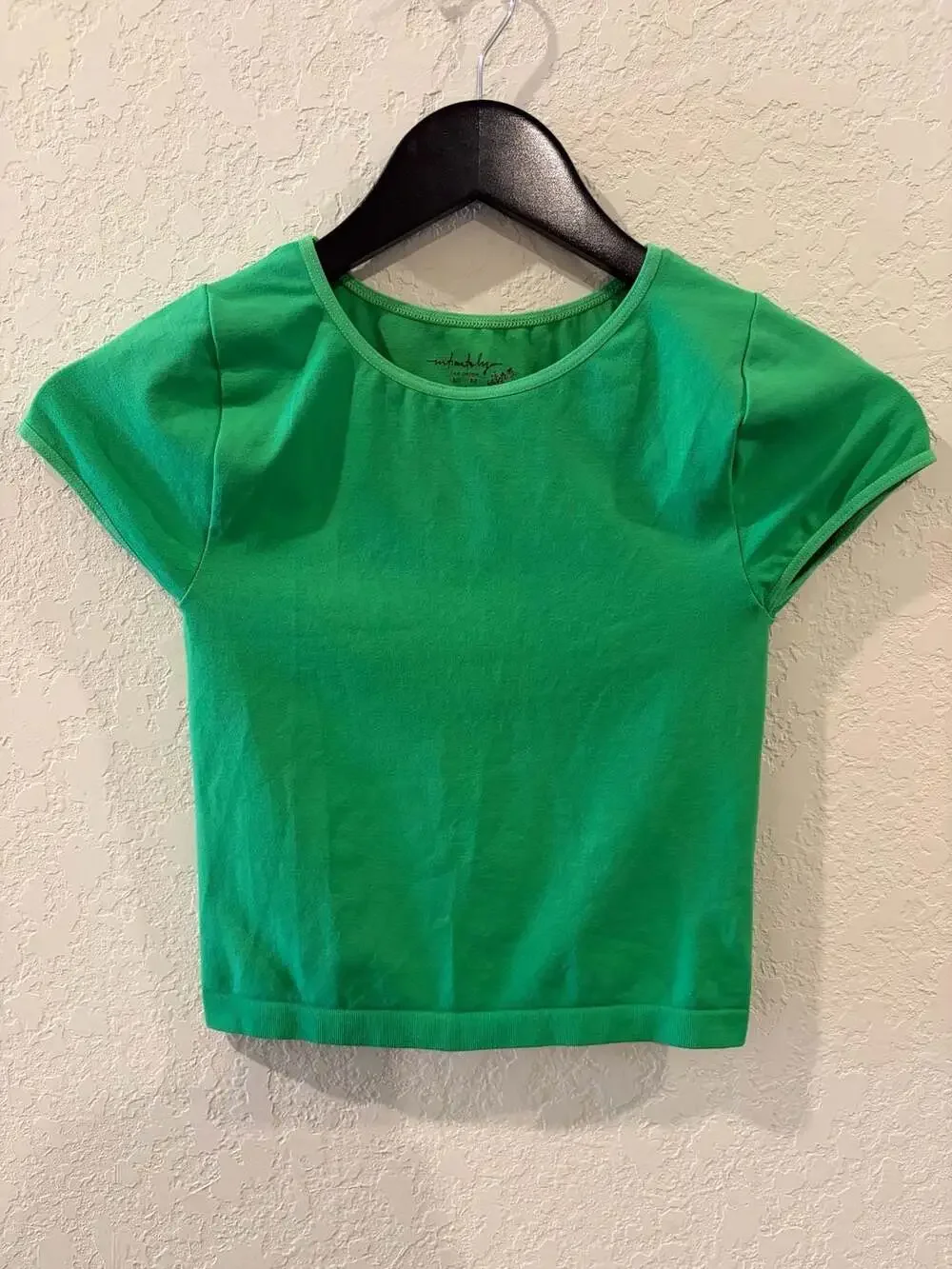 Intimately Free People Seamless Cap Sleeve Crop Top