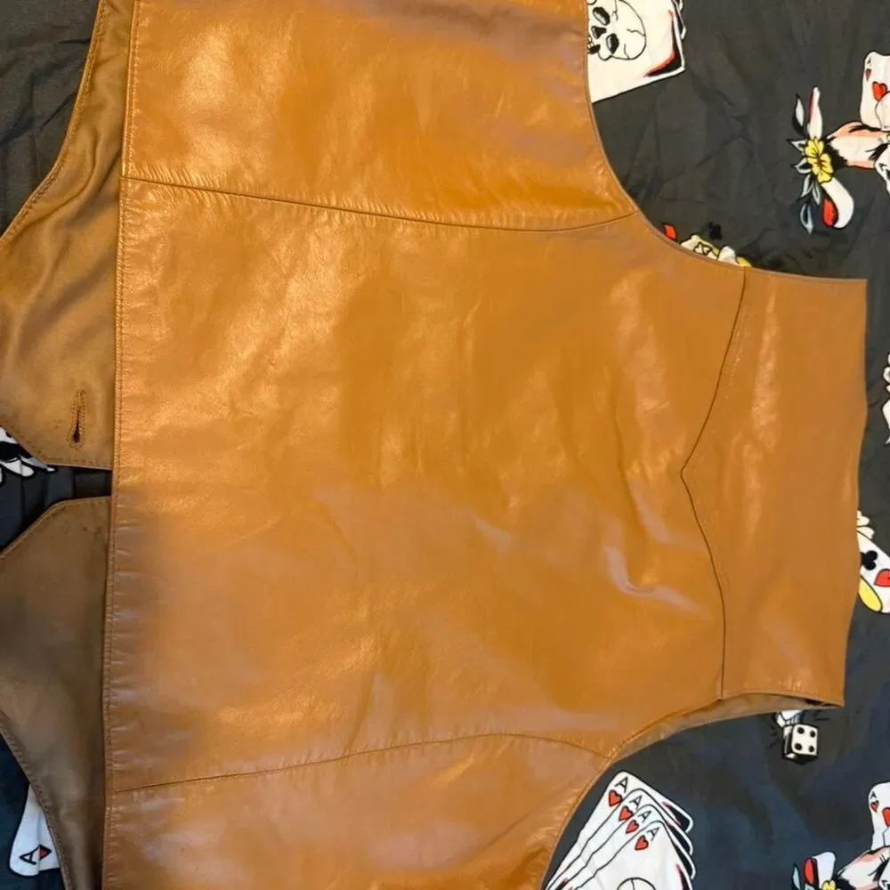 Source Unknown tan leather