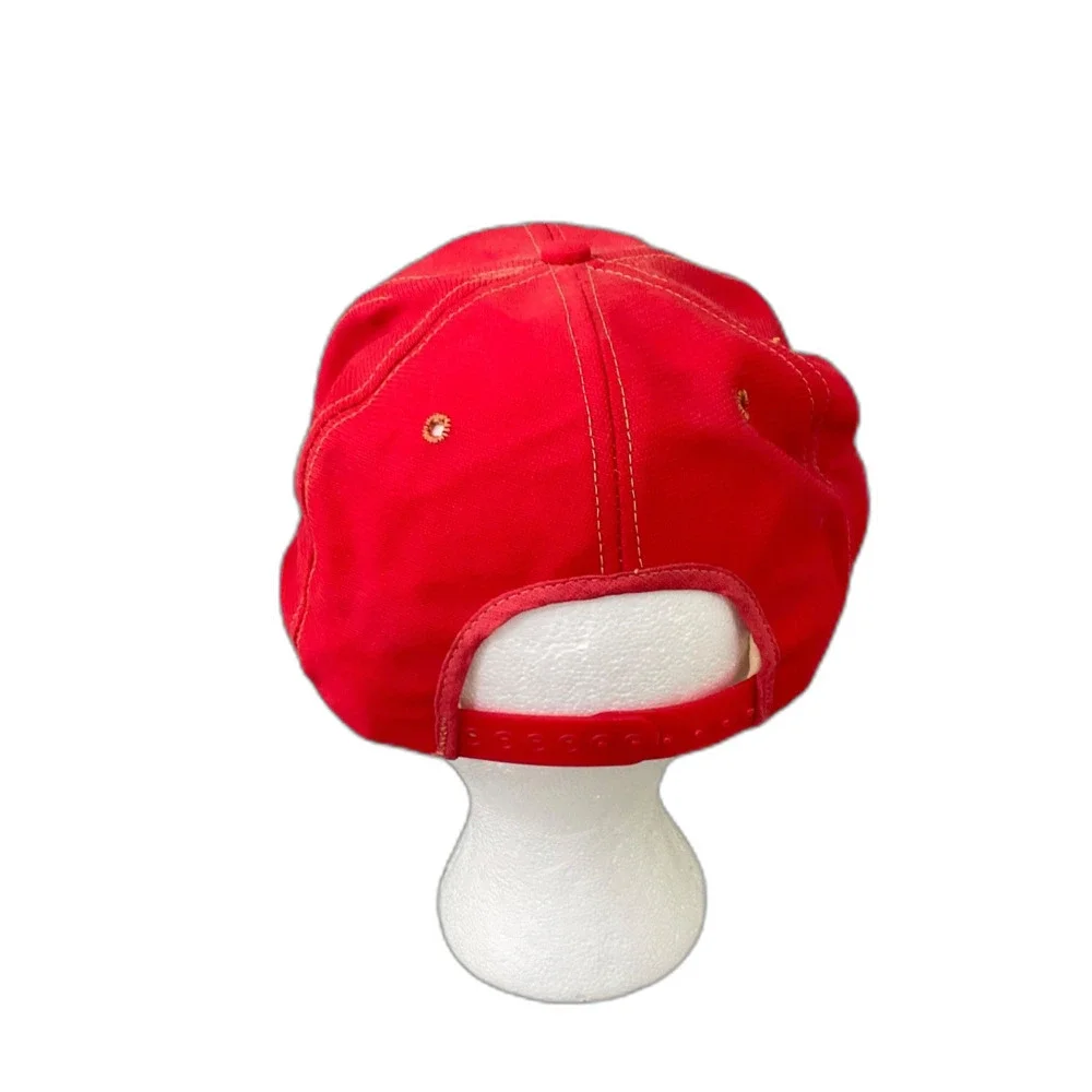 Vintage Winchester Snapback Hat Cap Red USA 80s OS