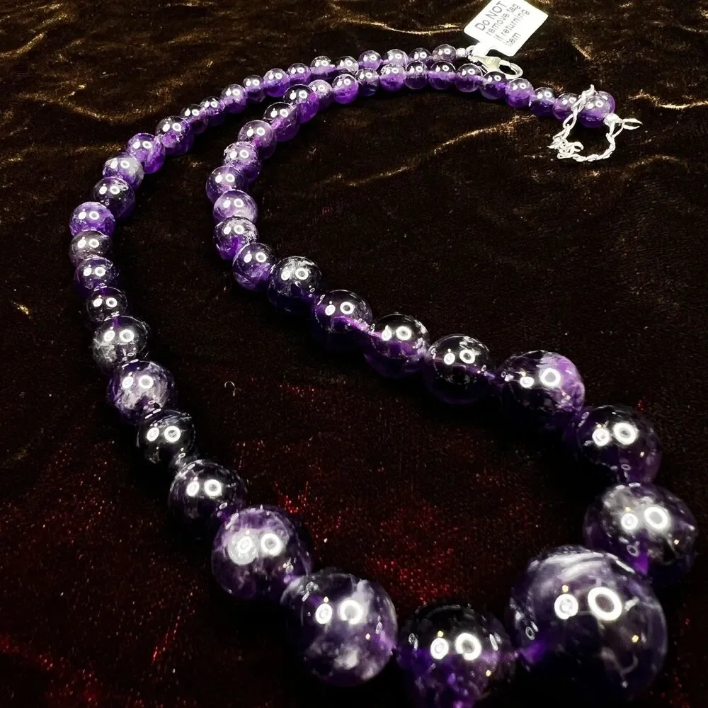 gems tv amethyst beaded