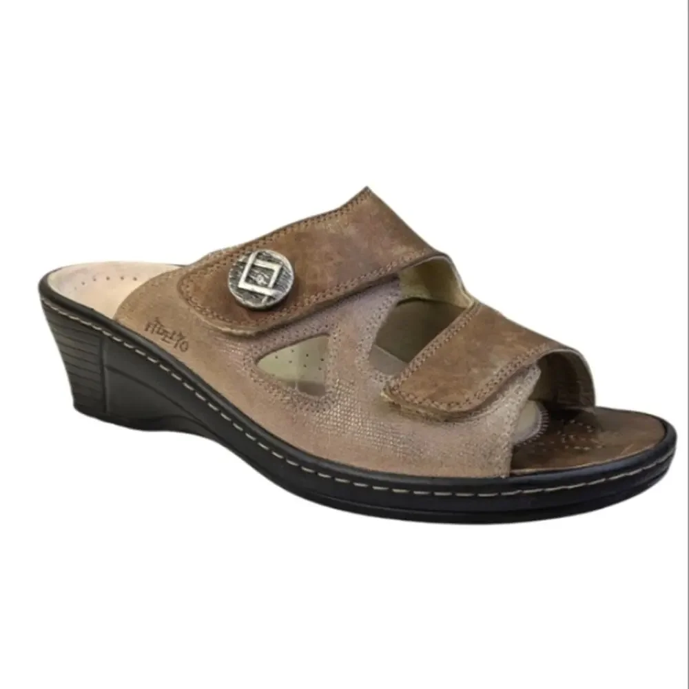 Fidelio Hallux Sophie No Back Sandals Size 38 US 7  EUC   S3557