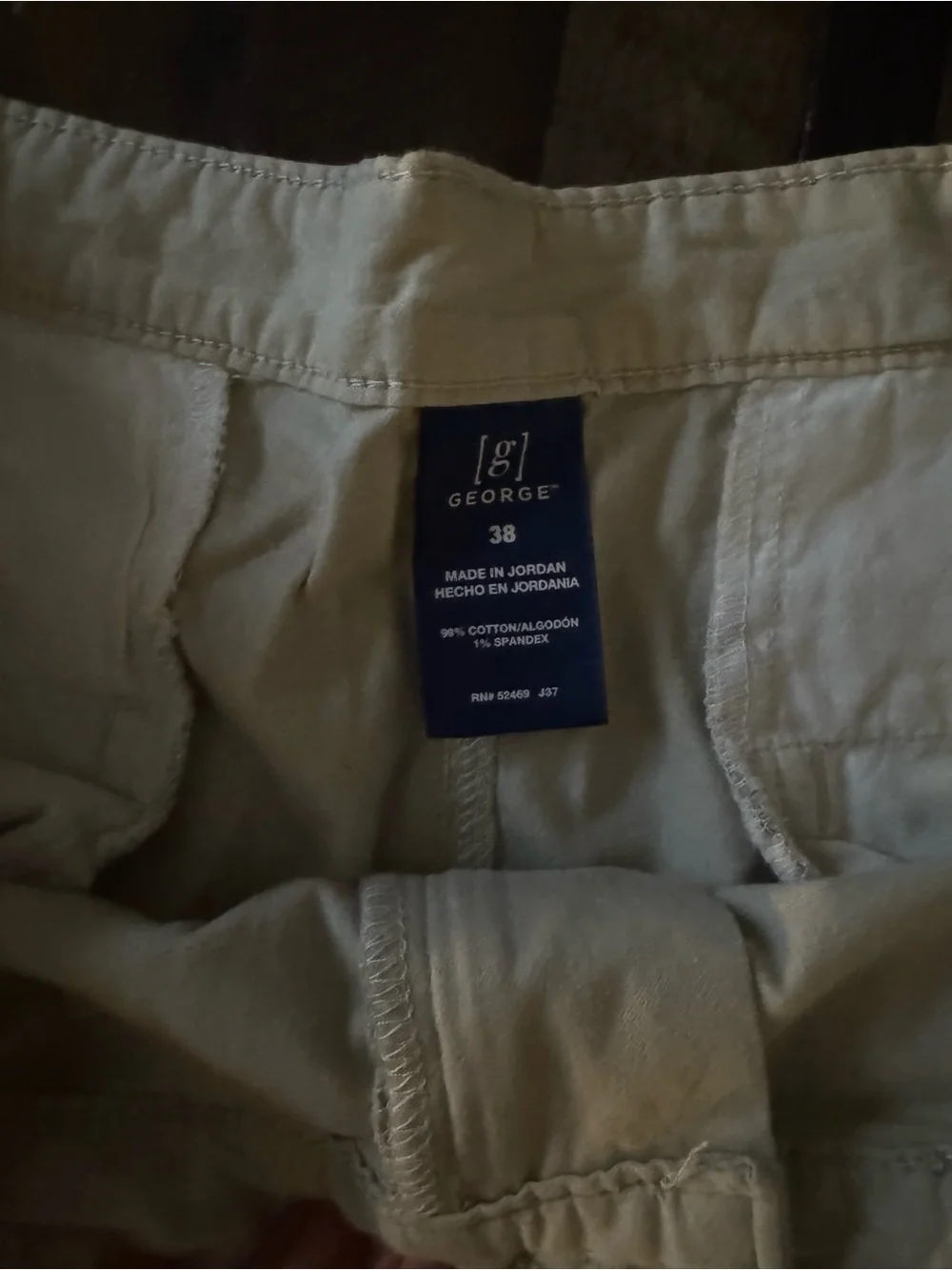 George shorts front