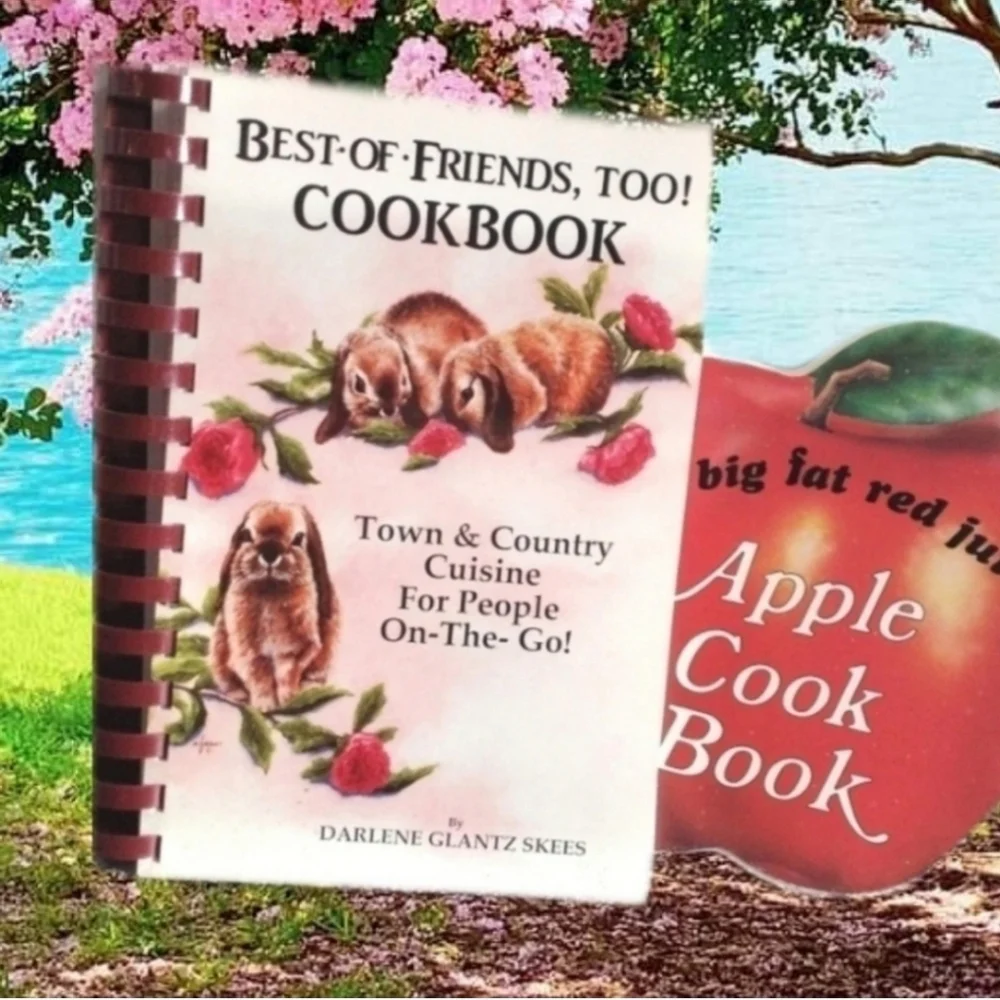 Cottage Fairy Kitchen Adorable Little Set Of Vintage Cookbooks!  80s & 90s