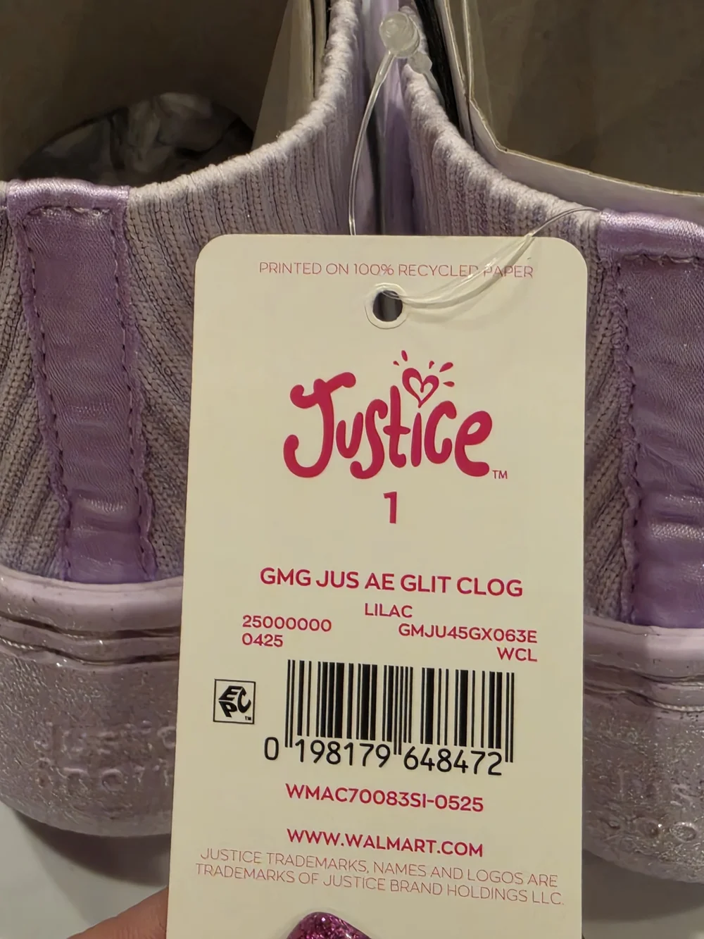 Justice lightweight slip