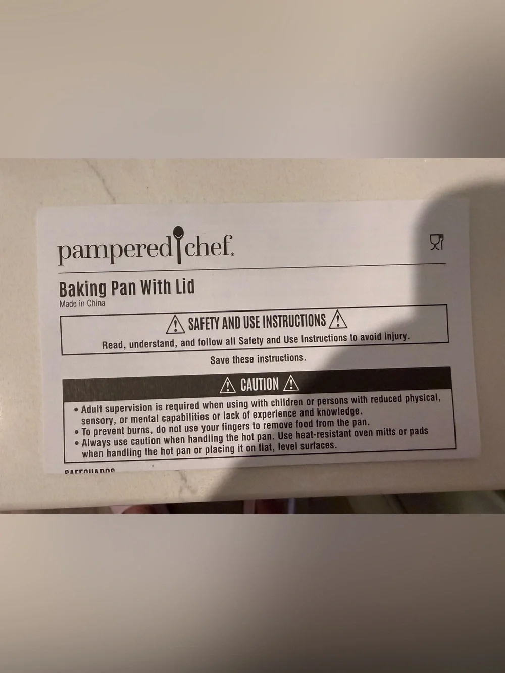 Pampered Chef save not items