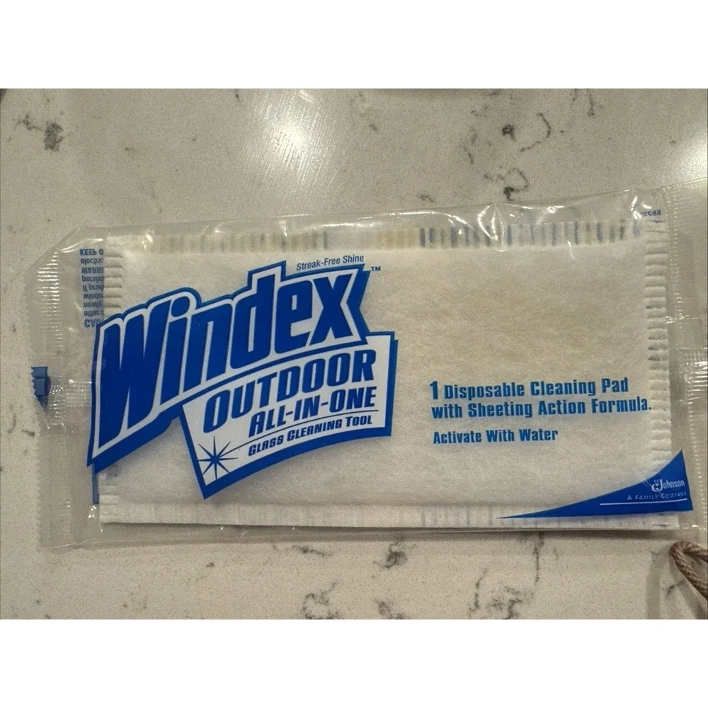 Windex Outdoor All-In-One Glass Disposable Cleaning Refill Pad Discontinued SEAL