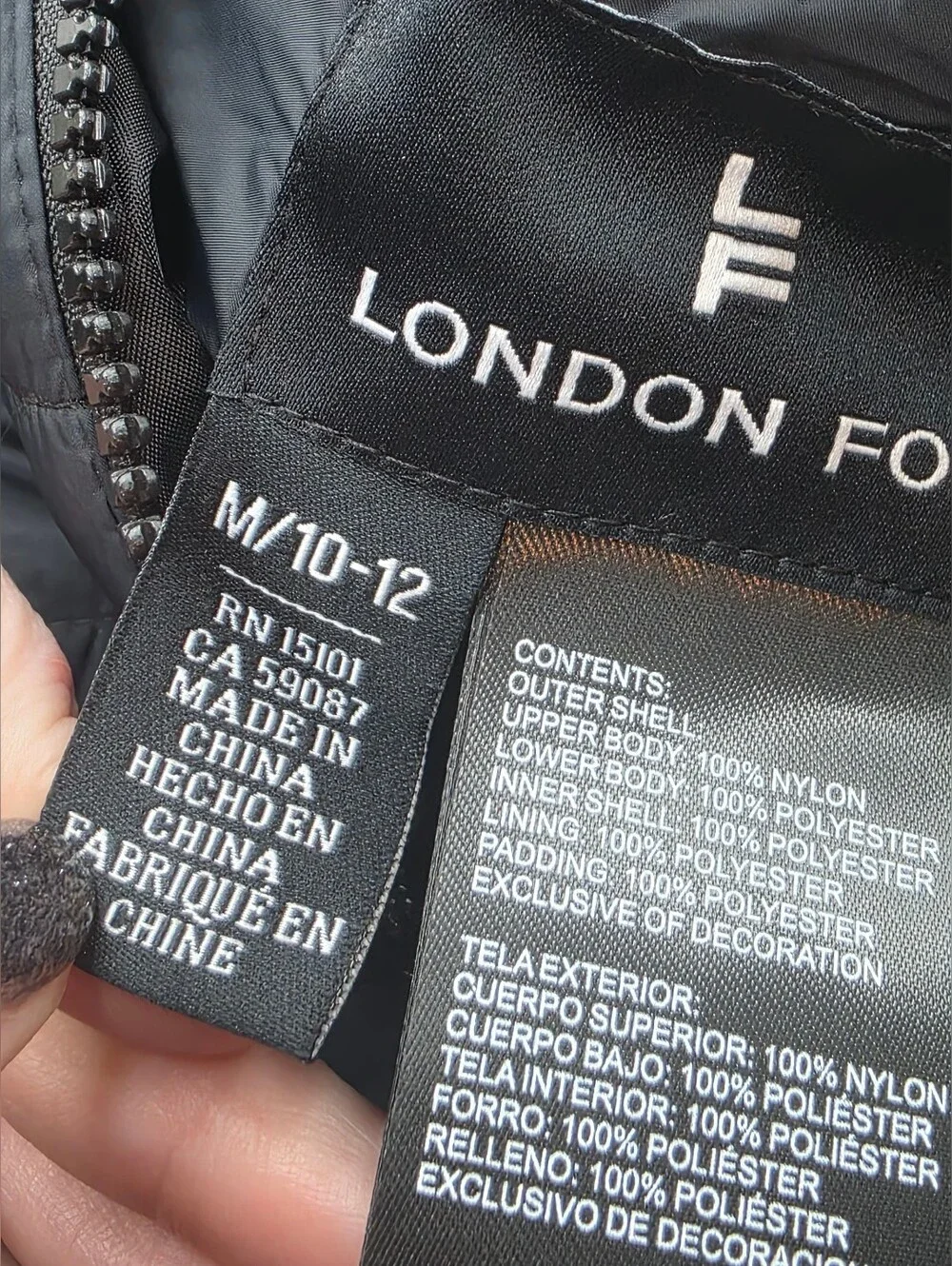 London Fog stay warm