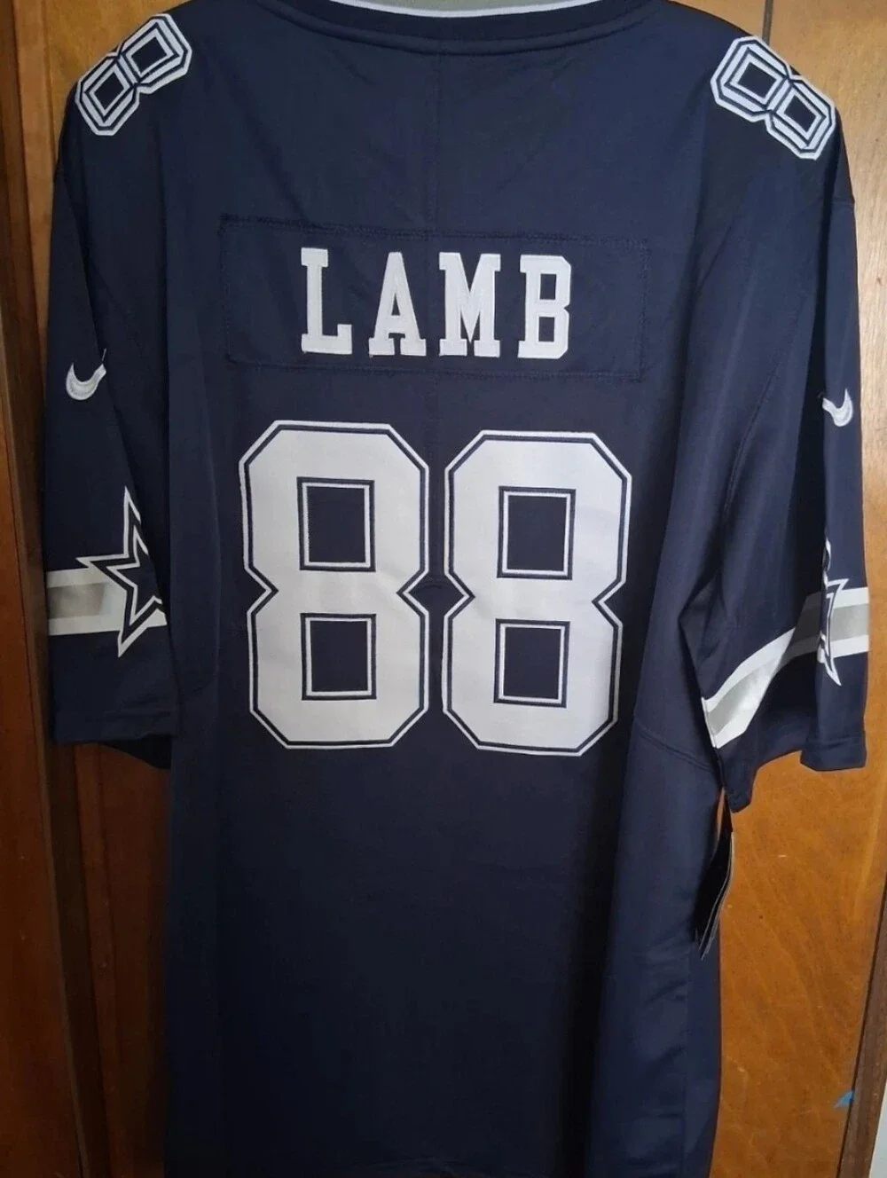 Mystery Sports Card With Dallas Cowboys Xl Jersey Blue CeeDee Lamb 88