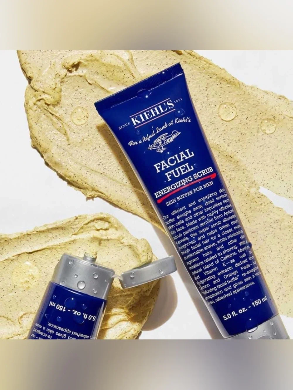 Kiehl's facial fuel scrub