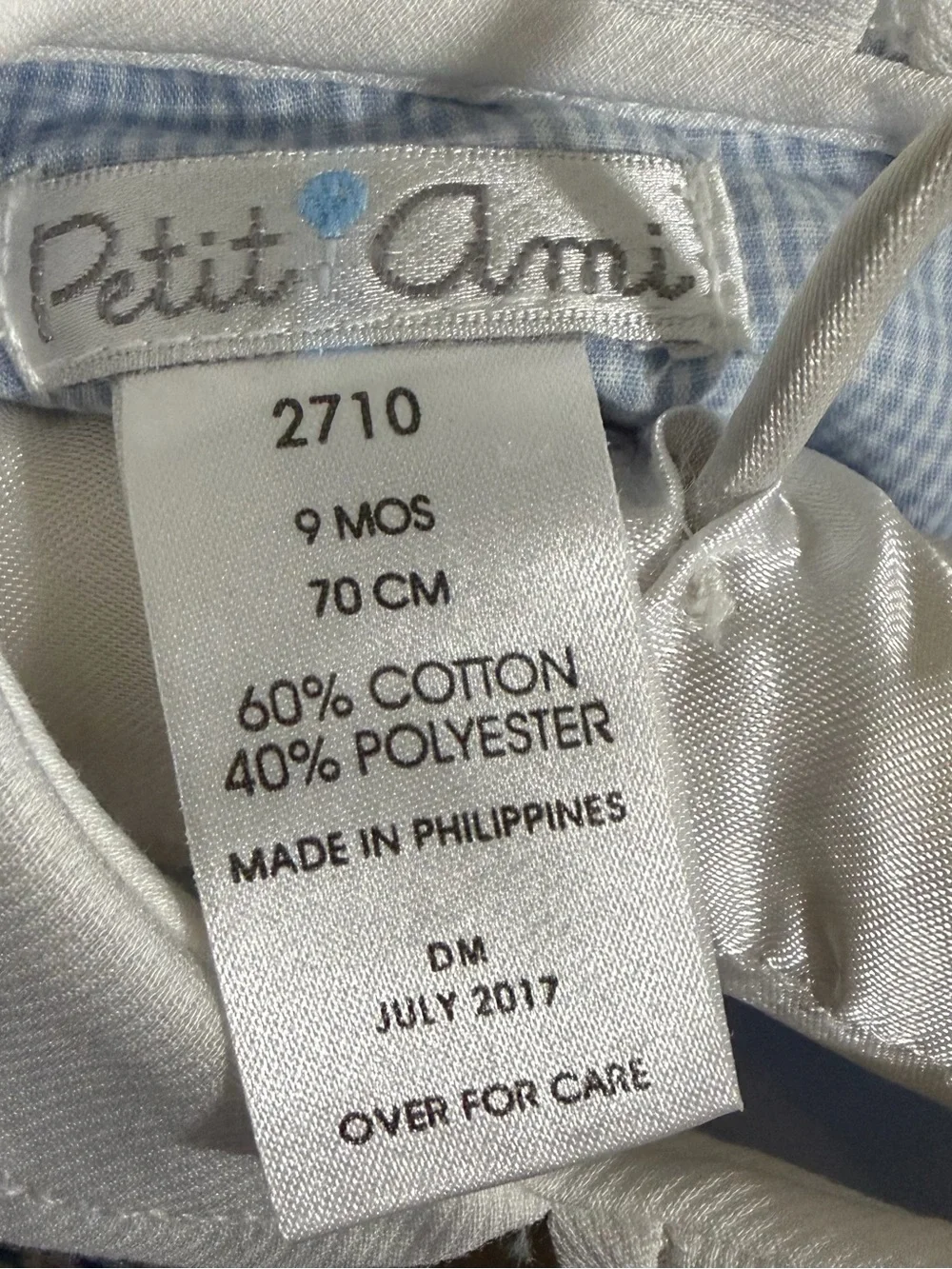Petit Ami back blue