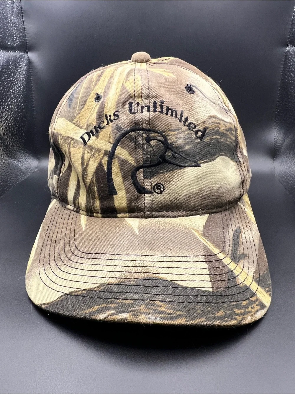 Ducks Unlimited Camo Baseball Cap - Brown Green