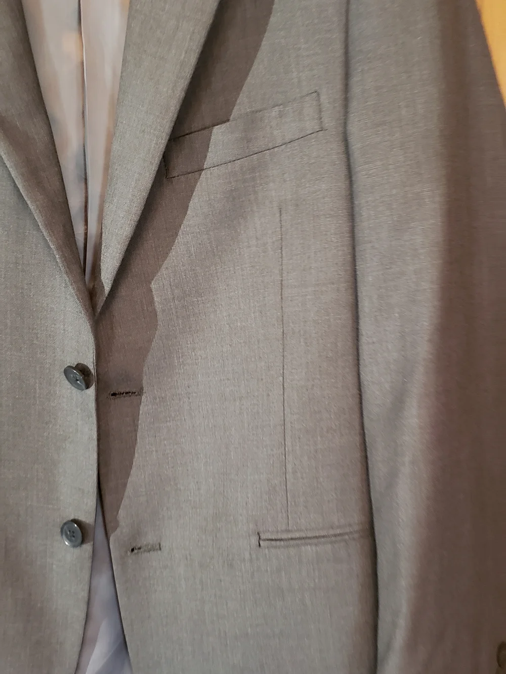 jf j.ferrar Two-Button Blue Sport Coat.‎ Small. Formal Wear. Lined. Vest.